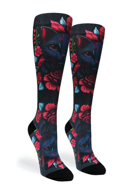 Crazy Compression Cat Arose - (Standard & Extra Wide)