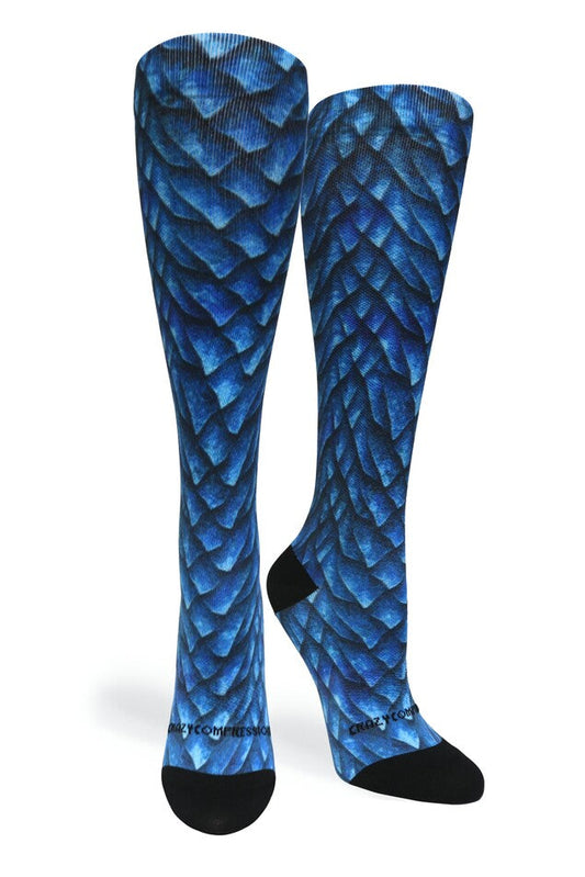 Crazy Compression Cobalt Dragon - (Standard & Extra Wide)