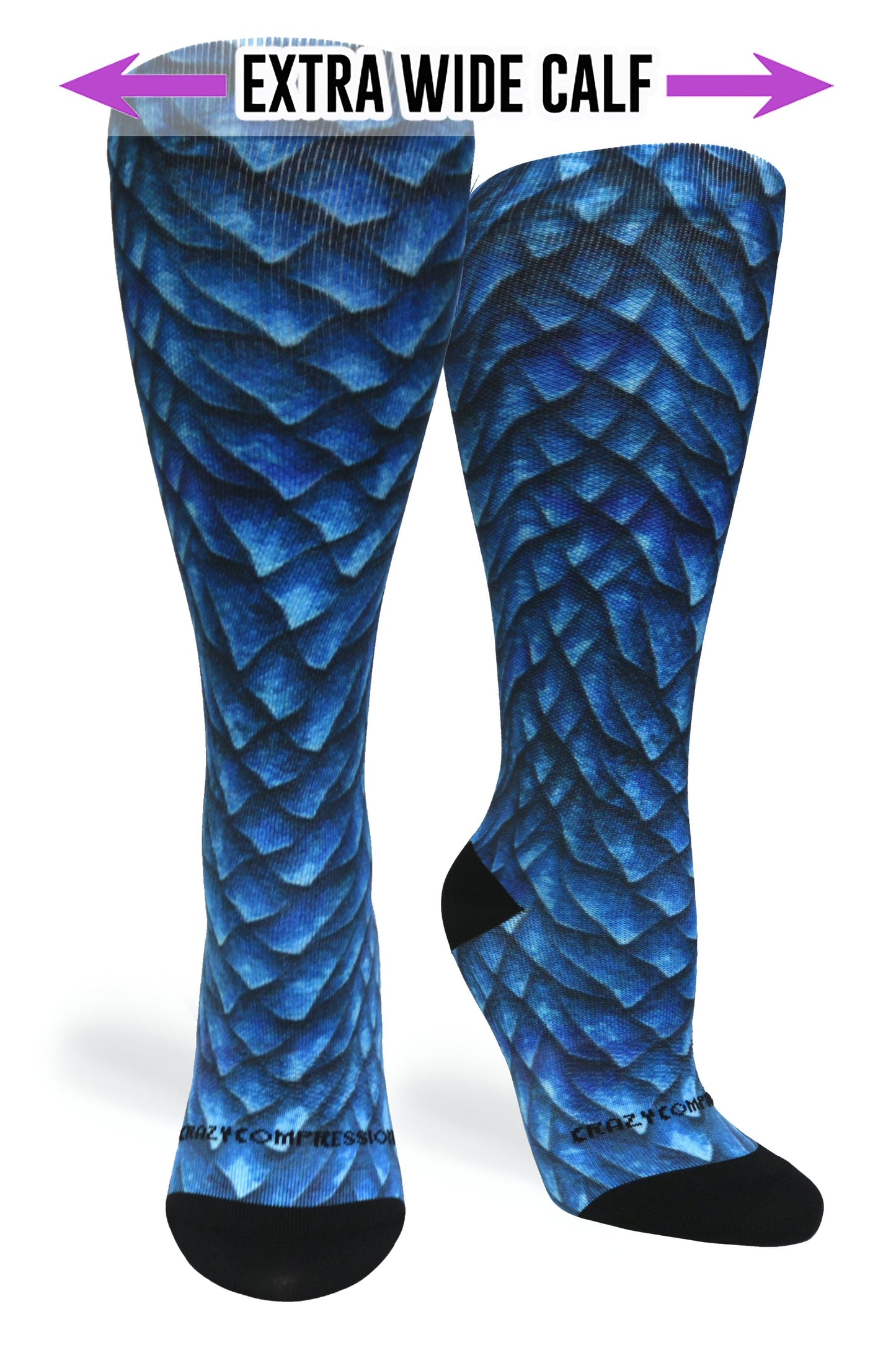 Crazy Compression Cobalt Dragon - (Standard & Extra Wide)