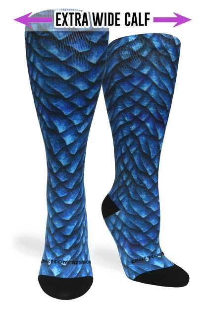 Crazy Compression Cobalt Dragon - (Standard & Extra Wide)