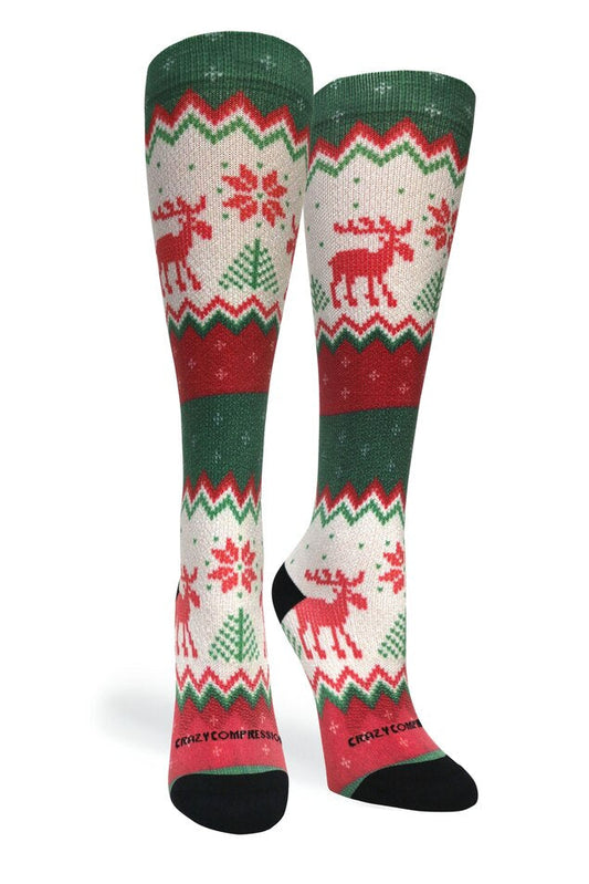 Crazy Compression Festive Needlepoint - (Standard & Extra Wide)