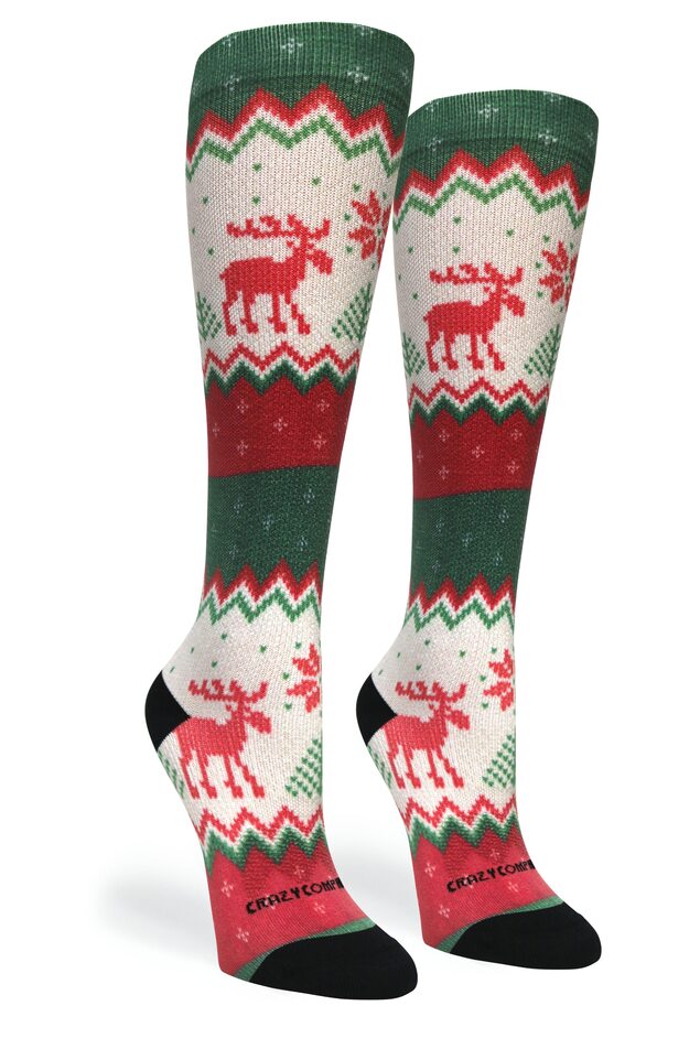Crazy Compression Festive Needlepoint - (Standard & Extra Wide)