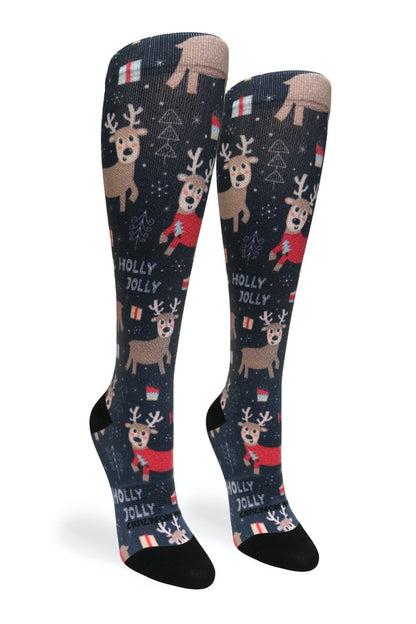 Crazy Compression Holly Jolly - (Standard & Extra Wide)