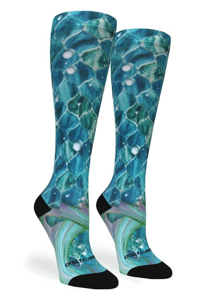 Crazy Compression Mermaid Mosaic - (Standard & Extra Wide)
