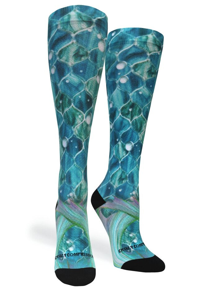 Crazy Compression Mermaid Mosaic - (Standard & Extra Wide)