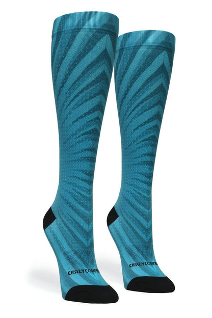 Crazy Compression Never Quit Blue - (Standard & Extra Wide)