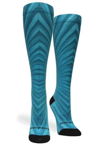 Crazy Compression Never Quit Blue - (Standard & Extra Wide)