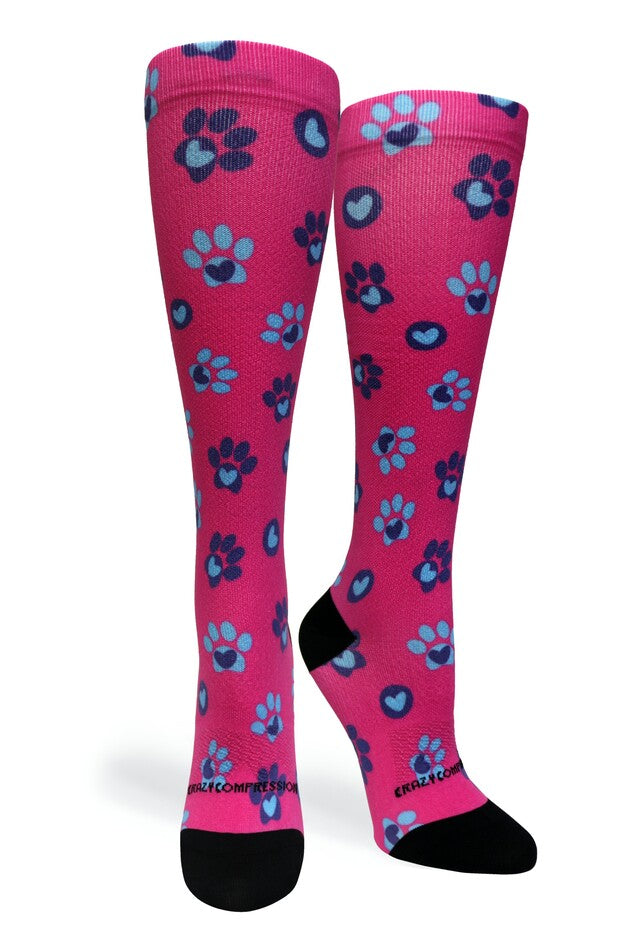 Crazy Compression Pet Paw Love - (Standard & Extra Wide)