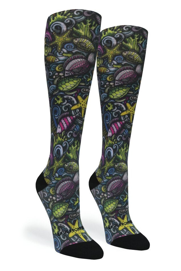 Crazy Compression Reef Nightlife - (Standard & Extra Wide)