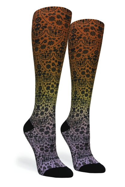 Crazy Compression Skull Ombré - (Standard & Extra Wide)