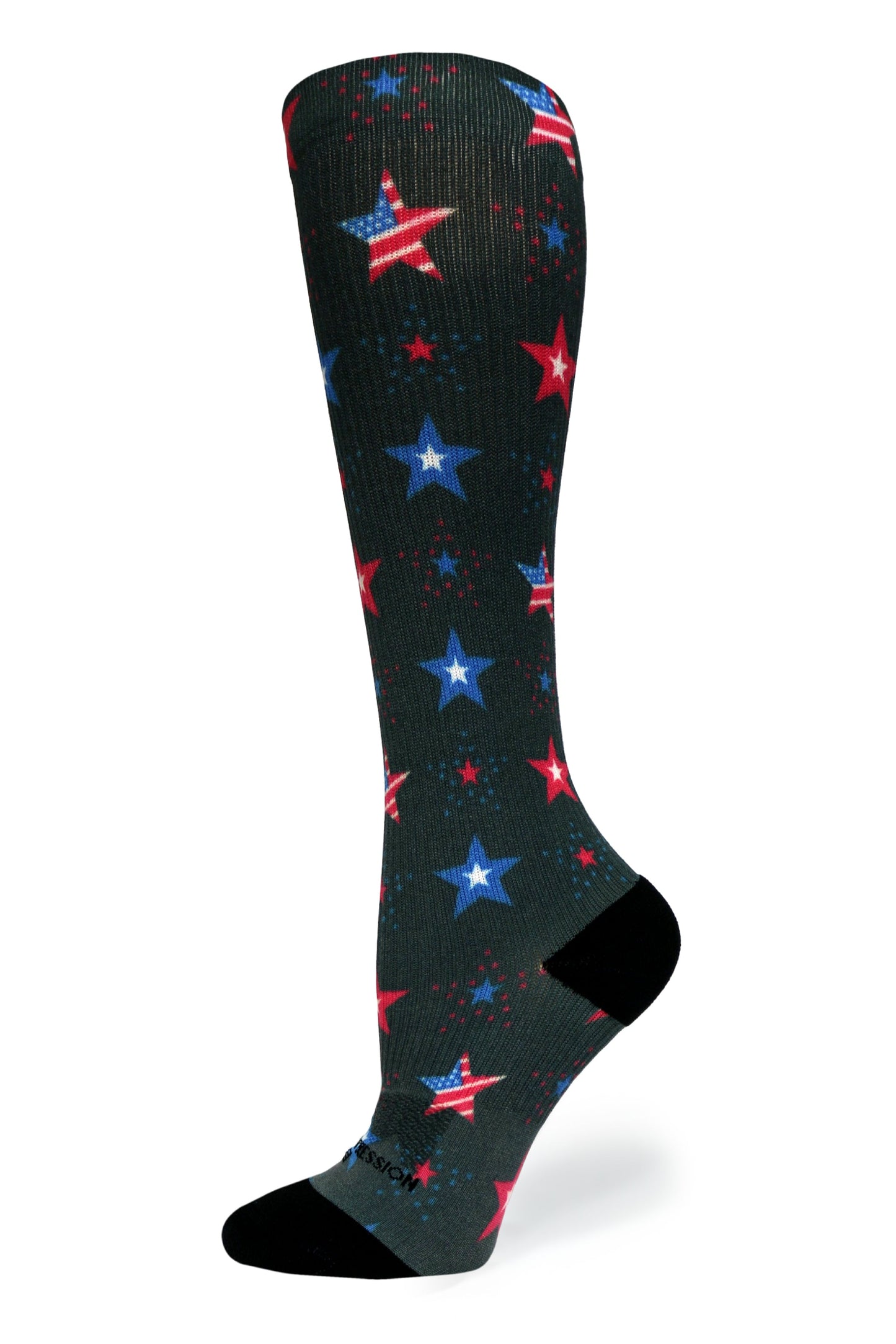 Crazy Compression USA Stars - (Standard & Extra Wide)