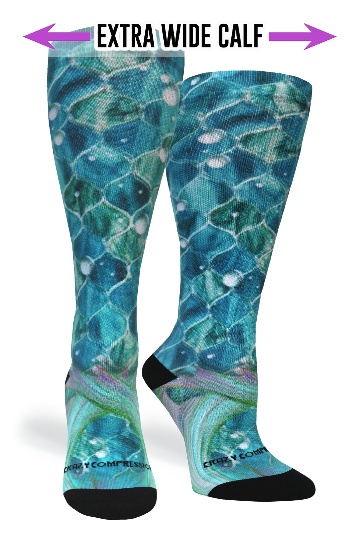 Crazy Compression Mermaid Mosaic - (Standard & Extra Wide)