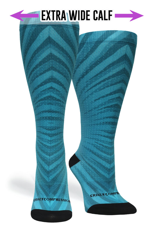 Crazy Compression Never Quit Blue - (Standard & Extra Wide)
