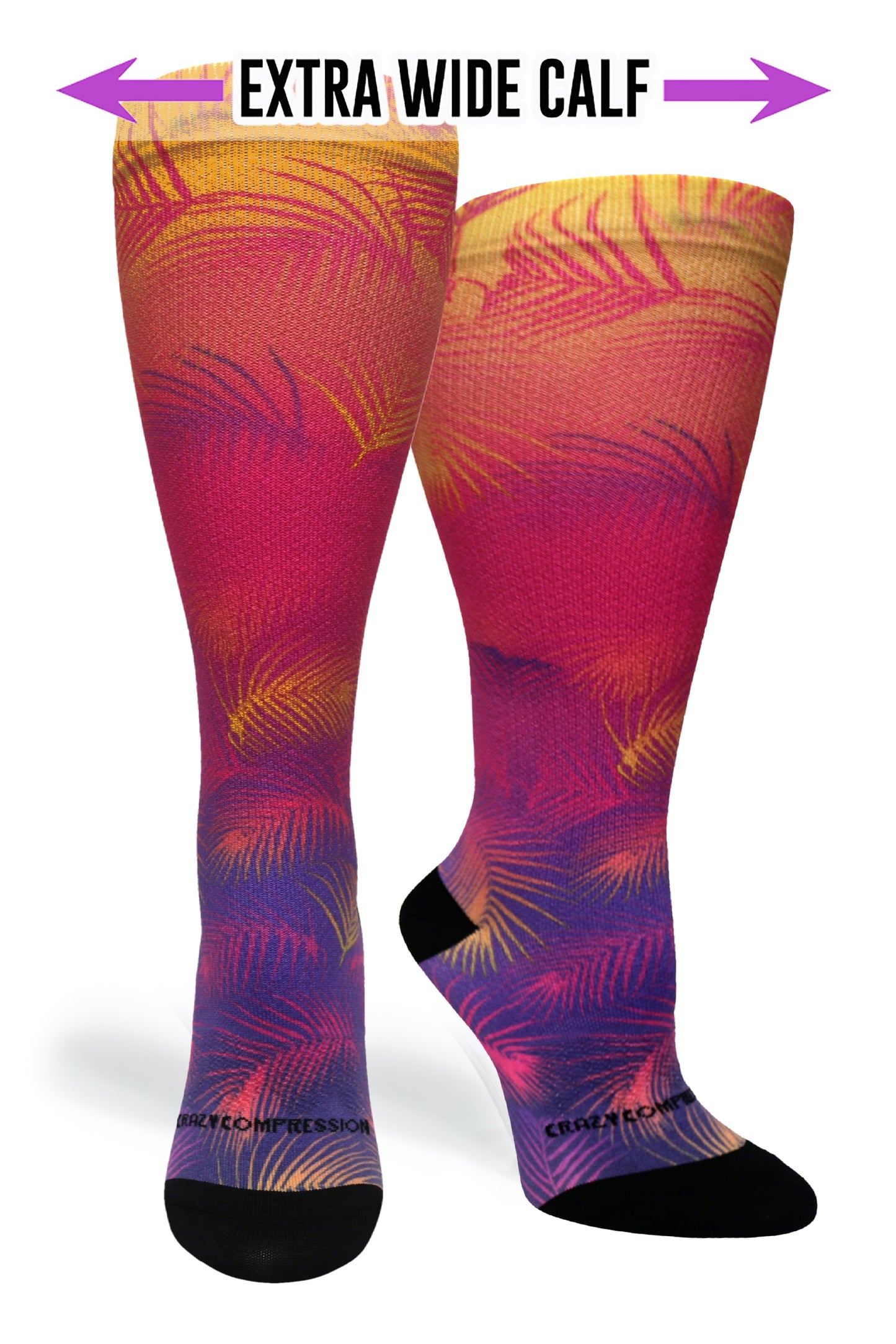 Crazy Compression Palm Ombré - (Standard & Extra Wide)