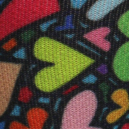 Crazy Compression Stain Glass Hearts - (Standard & Extra Wide)