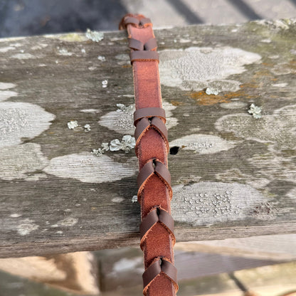 Leather Laced Barrel Reins