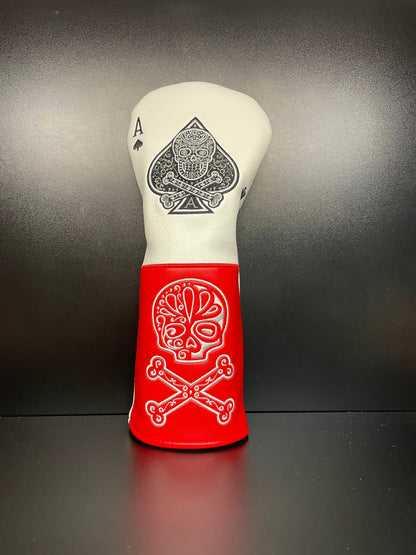 ParWestGolf Ace Cross Skull Headcover
