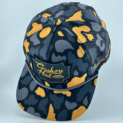 Cowboy Revolution NOLA Black Patch “Cowboy Hat” - Performance Rope Hat