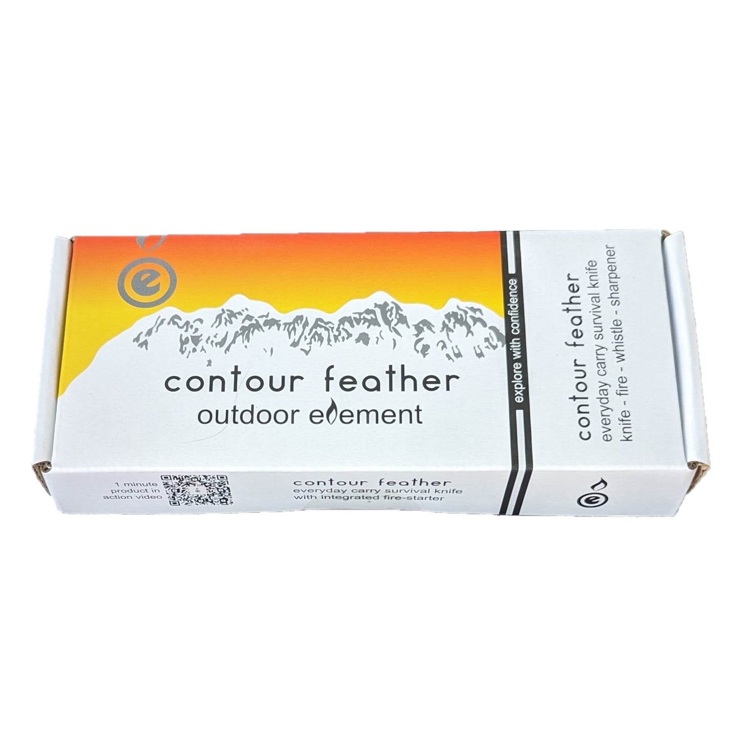 Outdoor Element Contour Feather Adventure Survival Knife