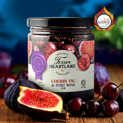Texan Heartland Cherry Fig & Port Wine Jam