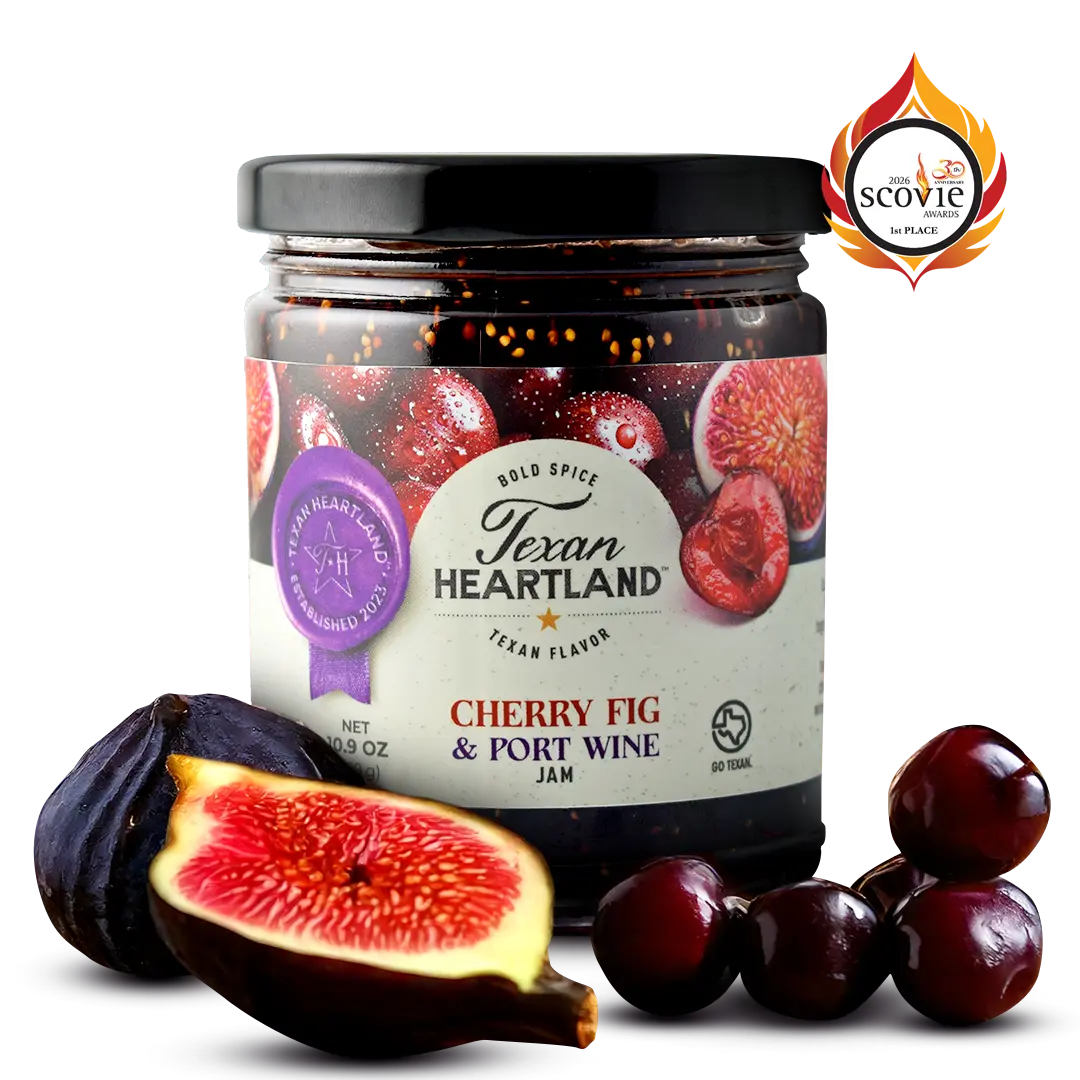 Texan Heartland Cherry Fig & Port Wine Jam