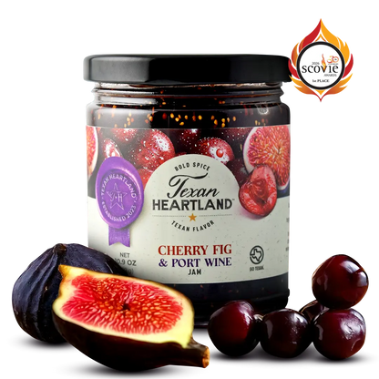 Texan Heartland Cherry Fig & Port Wine Jam