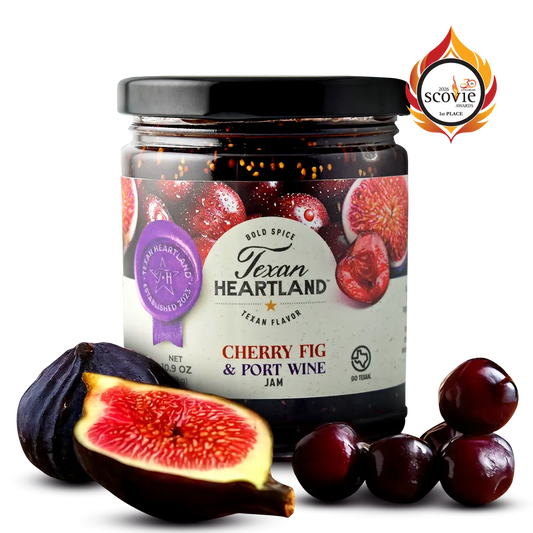 Texan Heartland Cherry Fig & Port Wine Jam