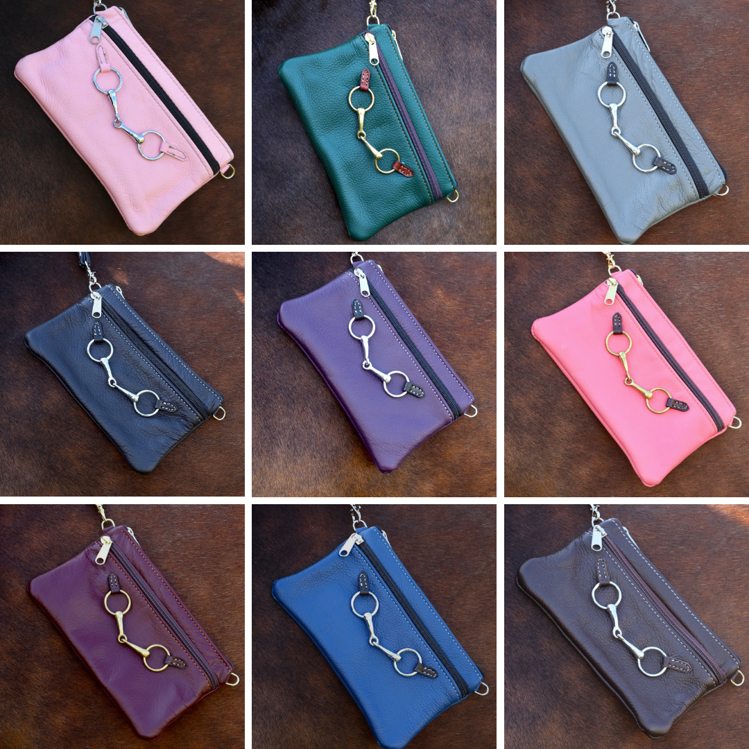 Remarkable Leather Goods Fair Hill Wristlet