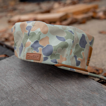 Combat Iron Apparel American Flag Leather Patch Crushable Rope Snapback Hat