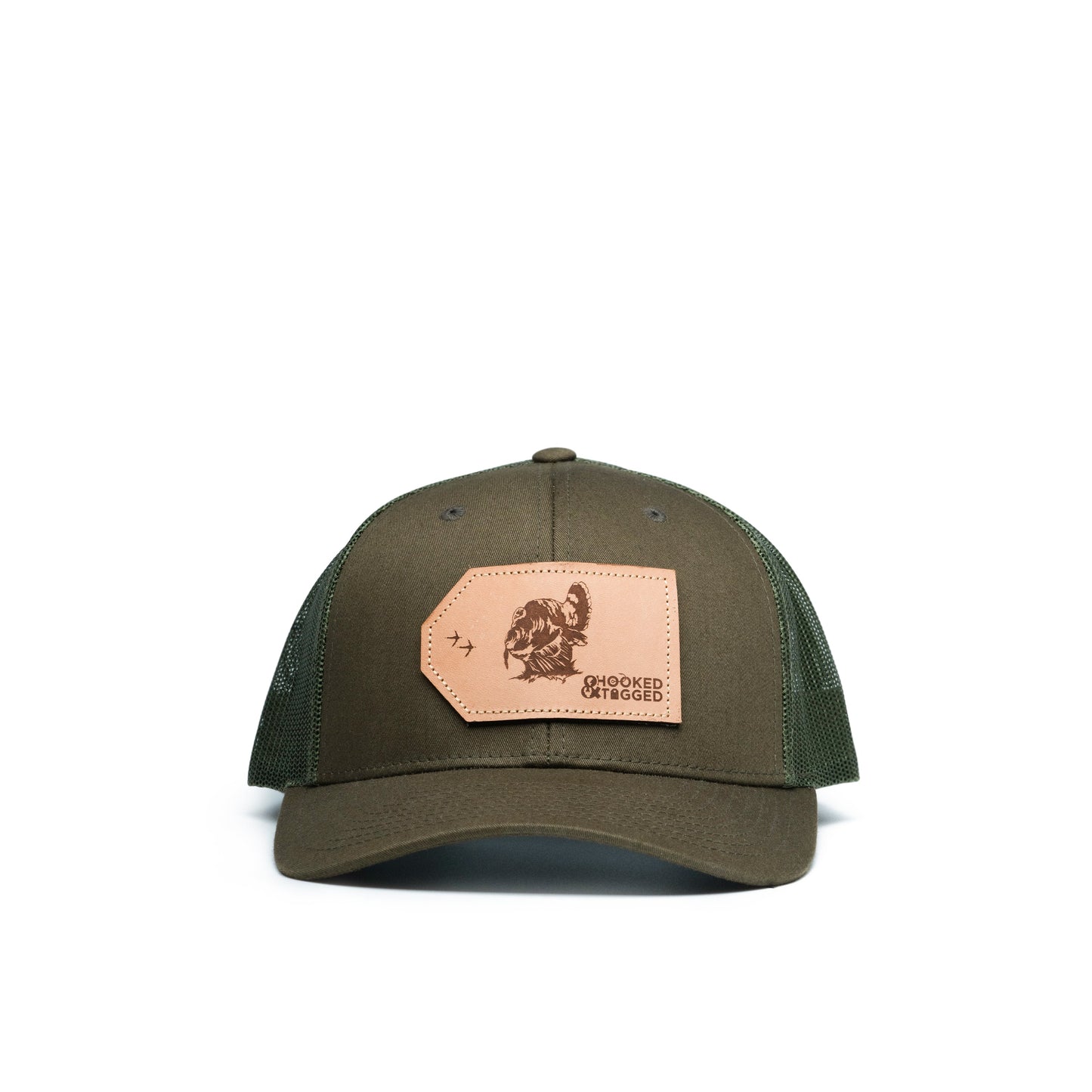 Hooked & Tagged  - Turkey Patch Hat