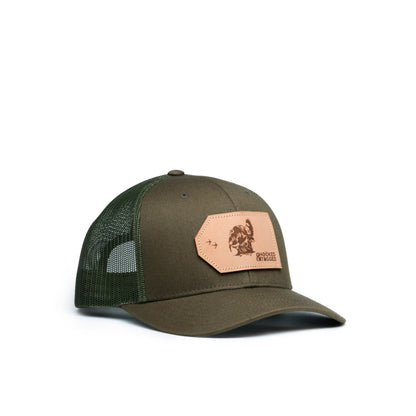 Hooked & Tagged  - Turkey Patch Hat