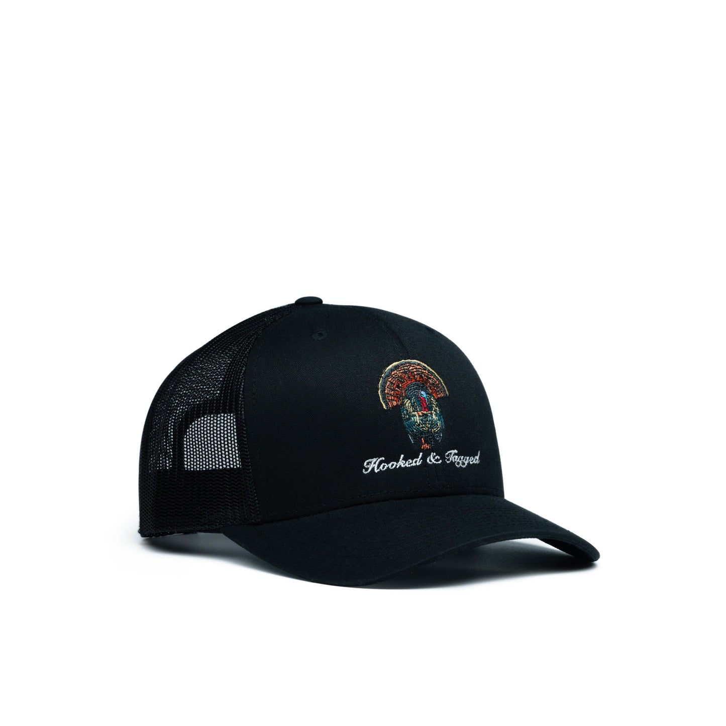 Hooked & Tagged  - Full Strut Embroidered Hat