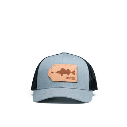 Hooked & Tagged  - Walleye Patch Hat