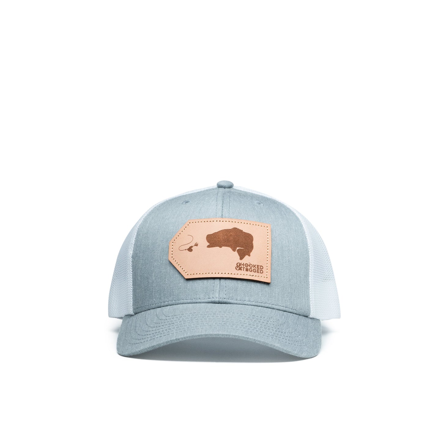Hooked & Tagged  - Largemouth Bass Patch Hat