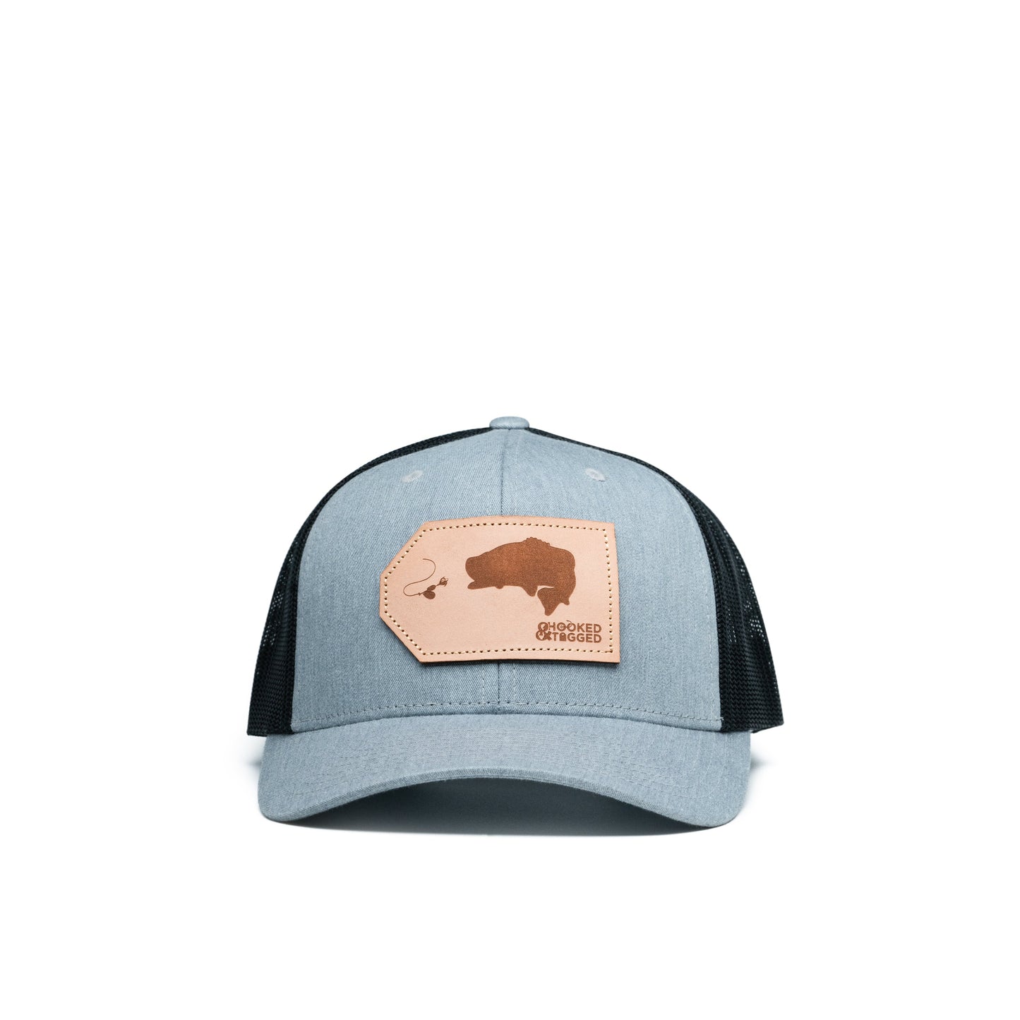 Hooked & Tagged  - Largemouth Bass Patch Hat