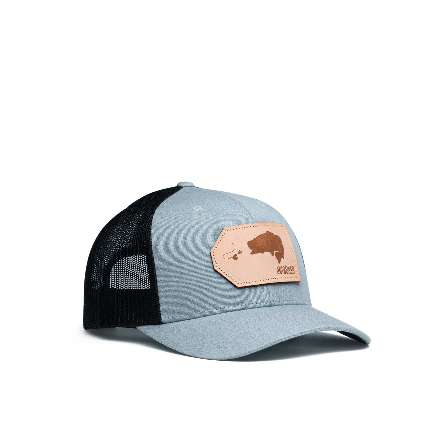 Hooked & Tagged  - Largemouth Bass Patch Hat