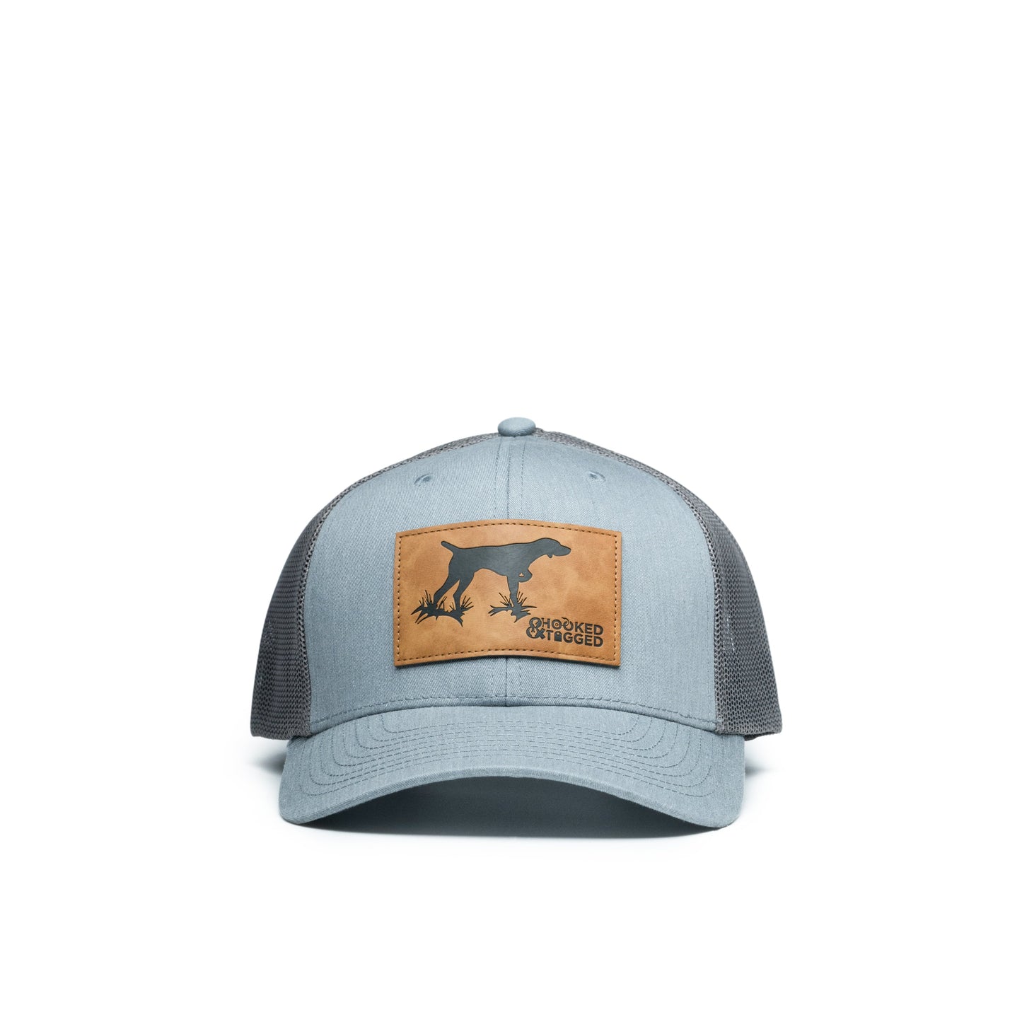 Hooked & Tagged  - Pointer Dog Patch Hat