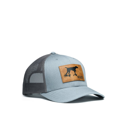 Hooked & Tagged  - Pointer Dog Patch Hat