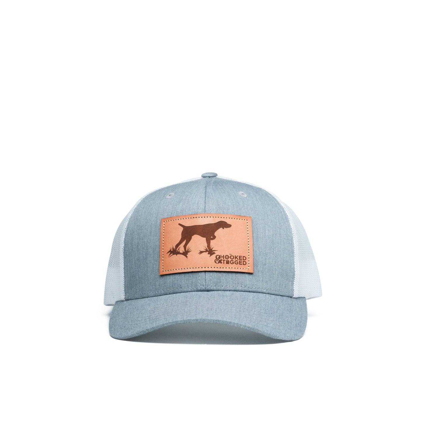 Hooked & Tagged  - Pointer Dog Patch Hat