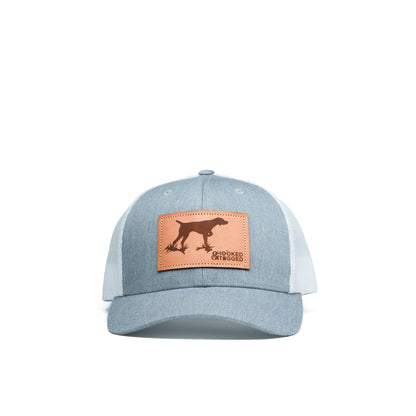 Hooked & Tagged  - Pointer Dog Patch Hat