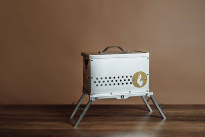LavaBox The Hekla: 304 Stainless Steel LavaBox with Dual-Burner