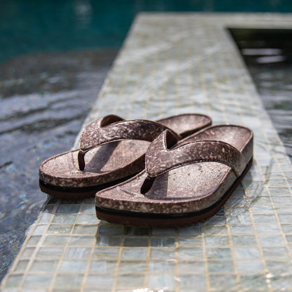 Fleks West Beach Flip Flop - Coconut Shell