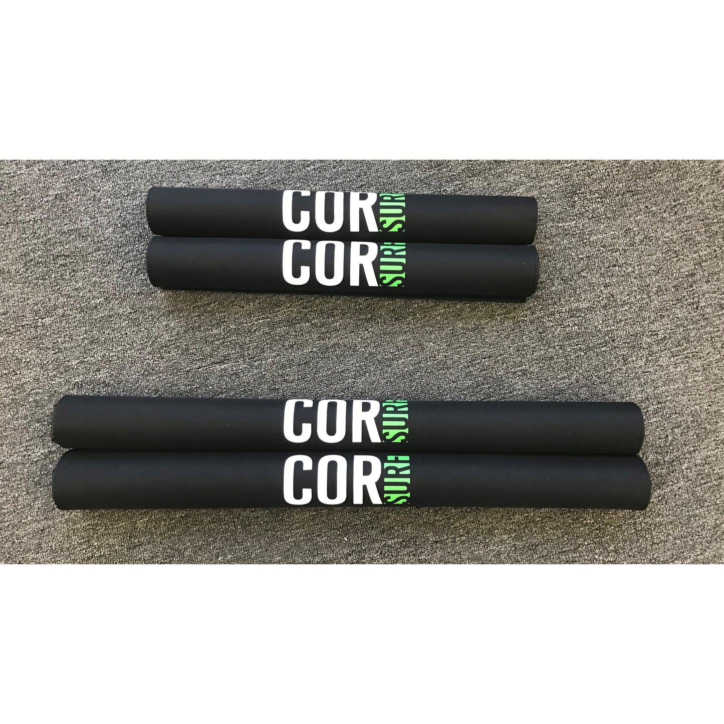COR Surf Round Roof Rack Pads for Surf and SUP | Long 28" or Short 19"