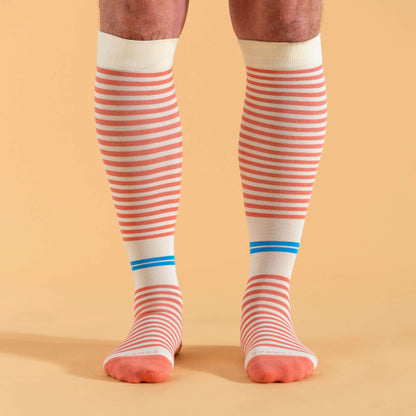 Comrad CloudCotton Compression Socks - Stripes