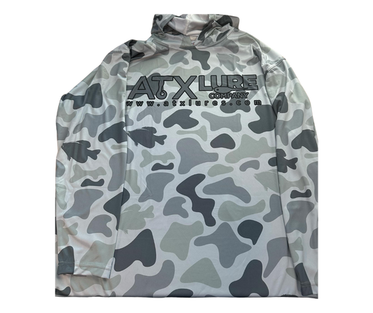 ATX Camo Hooded Fishing Shirt