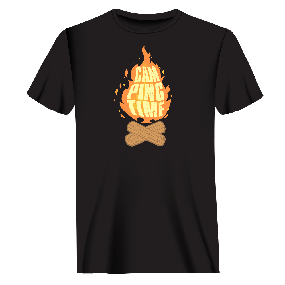Outdoorzees Camp Fire Man T-Shirt