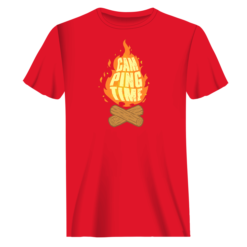 Outdoorzees Camp Fire Man T-Shirt