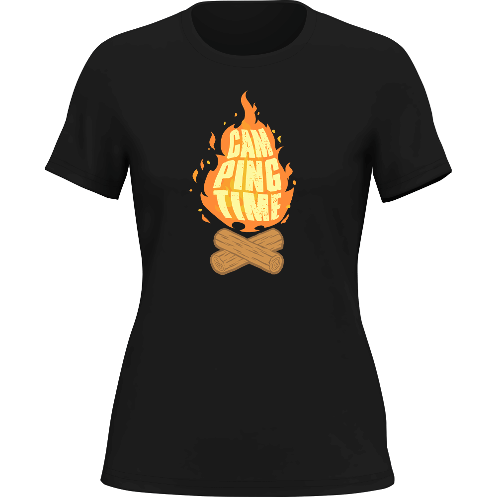 Outdoorzees Camp Fire T-Shirt for Women