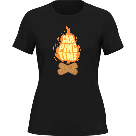 Outdoorzees Camp Fire T-Shirt for Women