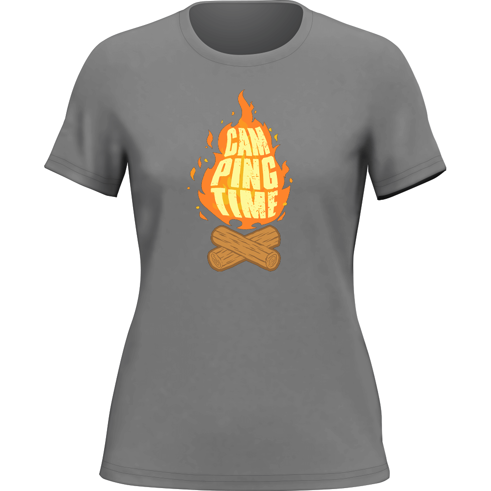 Outdoorzees Camp Fire T-Shirt for Women